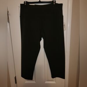 2 pair Style & Company mid-rise tummy control comfort waist capri size L